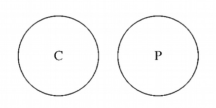 I due cerchi rappresentano la conoscenza dei contenuti e pedagogica.