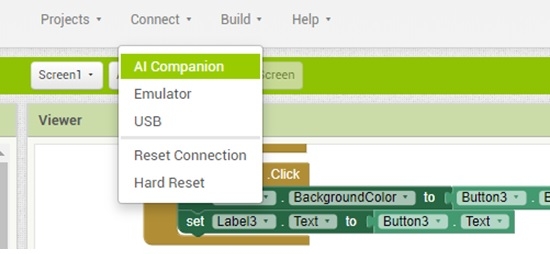 connetti smartphone a MIT App Inventor