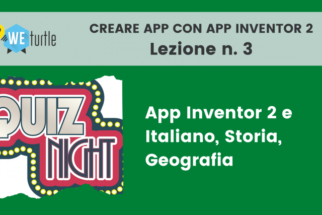 App Inventor 2 e Italiano/Storia/Geografia - 19 maggio